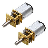2x Mini Motor N20 6v 500 Rpm Caixa Redução Met Para Arduino