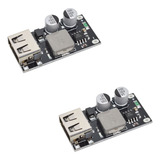 2x Módulo Regulador De Tensão Step Down 5v Com Saída Usb Nfe