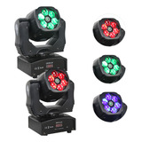 2x Moving Head Bee Light 90w Rgbw Leds Dj Dmx Strobo Evento
