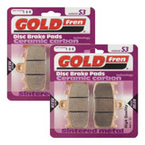 2x Pastilhas Freio Goldfren S3 196 Bmw R 1150 1200 Gs Rt S