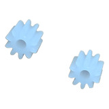2x Pinhão Autorama Arduíno Motor Carrinho 10 Dentes Eixo 2mm