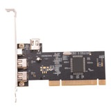 2x Placa Firewire Ieee 1394 De 3 Portas Pci Adaptador Firewi