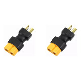 2x Plug Adaptador Conector Xt60 Fêmea Para Dean Macho