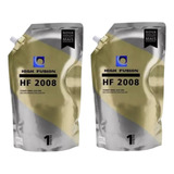 2x Pó De Toner High Fusion Hf2008 Refil Pó Toner Hp Bag 1kg