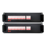 2x Pro Power Módulo Disjuntor Cbi Iluminação 12 Canais 48kw 20 Amperes