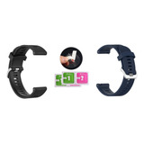 2x Pulseiras Compatível Garmin Vivoactive 3 Music Película