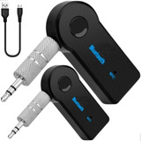 2x Receptor Bluetooth Áudio P2 Adaptador Carro Sem Usb Som