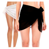 2x Saída De Praia Curta Encobrimento Nó Simples