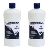 2x Shampoo Clorexidina Dermatite Seborreia Antiqueda 500ml