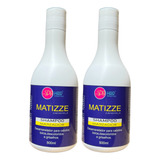 2x Shampoo Roxo Matizador Desasmarelador 500ml Louros