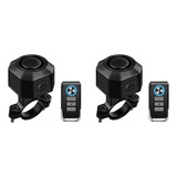 2x Sistema De Alarme De Bicicleta Com Controle Remoto Wirele