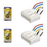2x Soquete Plug Conector Lanterna Traseira Palio Attractive