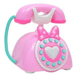 2x Telefone Fixo Antigo Brinquedo Educativo Infantil