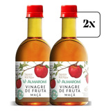 2x Vinagre De Maça Almaromi 400ml Natural Sem Conservantes