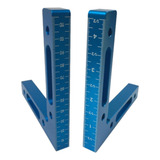 2x90 Graus De Posicionamento Quadrados Em Forma De L Azul
