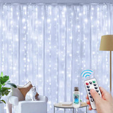 3 3m Cortina De Luz 300 Pisca Pisca Led Decoração De Natal