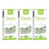 3 Adoçante Líquido Natural Stevia + Eritritol 60ml Stevita