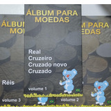 3 Álbum Para Moedas Iniciantes Volume