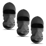 3 Balaclava Segunda Pele Touca Ninja Frio Intenso Proteção