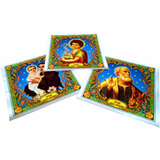 3 Bandeiras Junina São João, São Pedro, Santo Antônio Lona