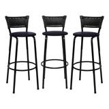 3 Banqueta Moderna P/ Bancada, Design, Ergonômica E Conforto