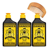3 Barba Forte Danger Shampoo Bomba