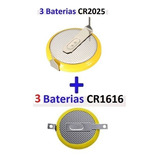 3 Baterias Cr1616 + 3 Baterias