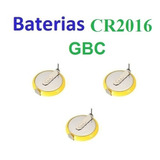3 Baterias Cr2016 Com Pinos De