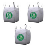 3 Big Bags Ensacar Entulho Reciclagem 120x90x90 Até 1000 Kl