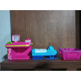 3 Brinquedos Coleção Shoppins Usados Na Condição Das Fotos