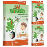 3 Caixas Repelente Adesivo Natural Infantil Sai Mosquito 