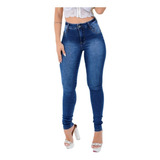 3 Calças Jeans Feminina Atacado Skinny Cintura Alta Fashion