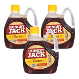 3 Calda Maple Panquecas Hungry Jack