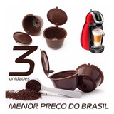 3 Cápsulas Reutilizável Dolce Gusto Café, Menor Preço É