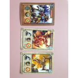 3 Cards Dracomania Mythomania Elma Chips Figurinhas