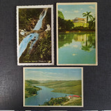 3 Cartões Postais De Poços De Caldas - Anos 50 E 60