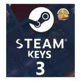 3 Chaves Aleatória Steam Bronze - 3 Steam Random Key