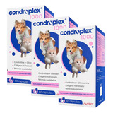 3 Condroplex 1000 60 Cápsulas Suplemento P/ Cães Gatos 