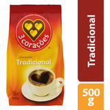 3 Corações Tradicional Café Em Pó