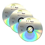 3 Dvd-r Mídia Virgem Para Gravar