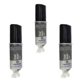 3 Epóxi Titanium Adesivo Cola Alta Resistência Solda 25ml
