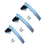 3 Fecho Maxim-ar Frontal 1018/2 Aluminio Fosco L-20 25 30