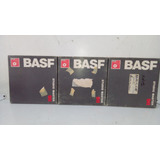 3 Fitas 7 Polegadas Pra Gravador De Rolo Basf 911.