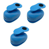 3 Furador Artesanal Manual De Tapa Furo 16mm Para Moveis Mdf Cor Azul Forma Da Perfuração Círculo 16mm