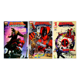 3 Hq Marvel Deadpool Extra: Numeros 1, 2 E 6 