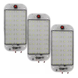 3 Luminária Led 12v/24v Camping Barco Trailer Van Bau Kombih