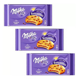 3 Milka Cookies Recheado Sensations 156g