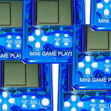 3 Mini Game Com Chaveiro Jogo Classico Retro Azul P/ Brinde