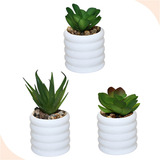 3 Mini Vaso Vasinho Ceramica Decorativo