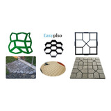 3 Molde Forma Caminho Piso Pedras Calçada Jardim + Manual